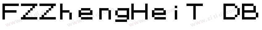 FZZhengHeiT DB GB字体转换